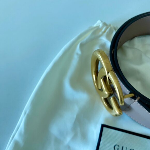 Authentic GG Wide Belt size 85 - Picture 5 of 10